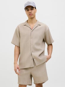 Jack & Jones Relaxed Fit Hemd -Oxford Tan - 12269640