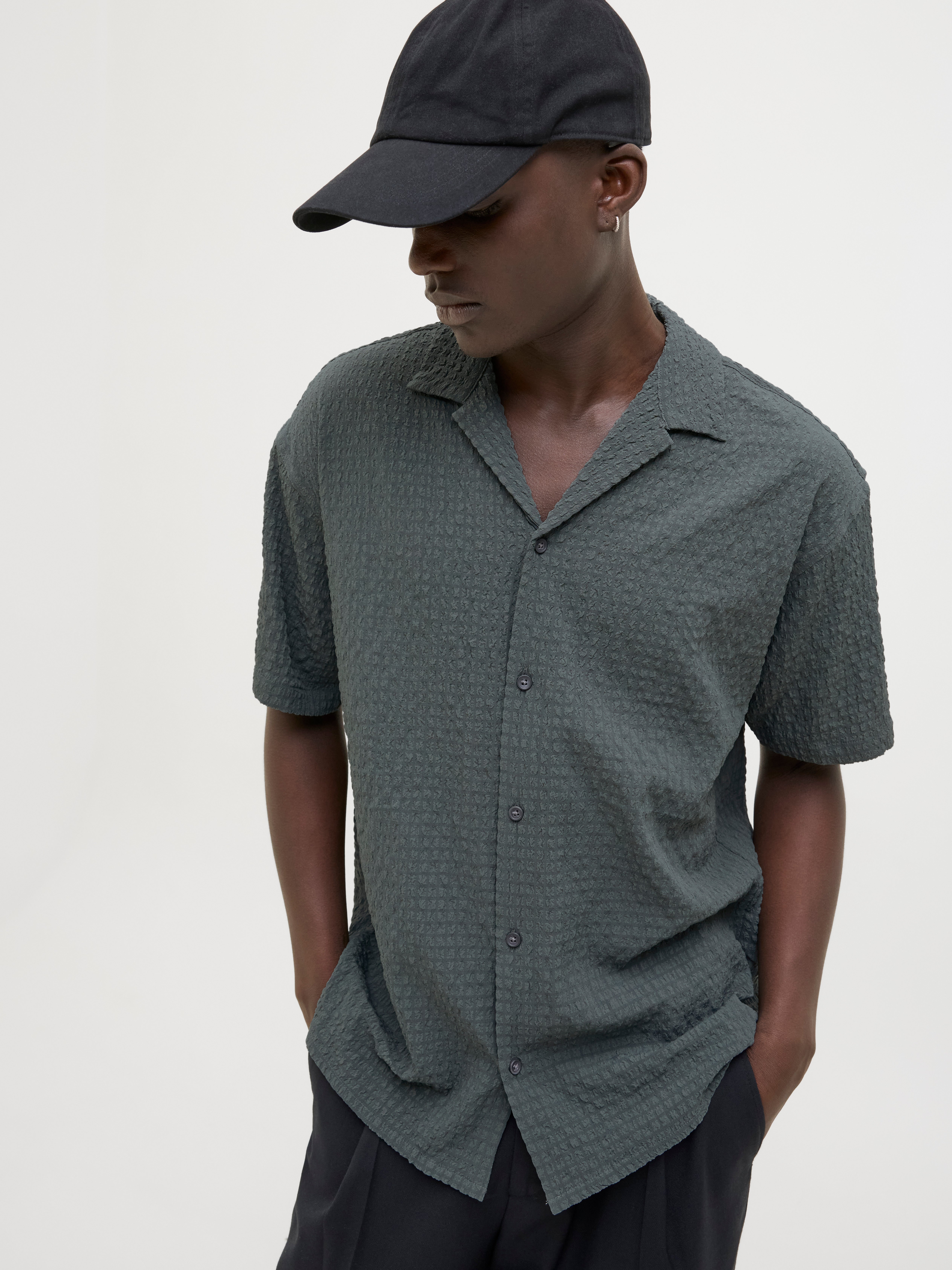 【人気商品】 Relaxed Jones® & Jack | Green Medium | Shirt Fit Clothing