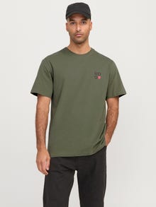 R.D.D. ROYAL DENIM DIVISION T-shirt -Deep Lichen Green - 12269651
