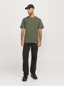 R.D.D. ROYAL DENIM DIVISION T-shirt -Deep Lichen Green - 12269651
