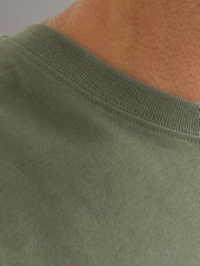 R.D.D. ROYAL DENIM DIVISION Apskrita apykaklė Marškinėliai -Deep Lichen Green - 12269651