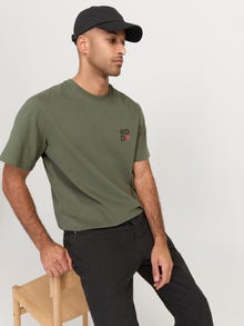R.D.D. ROYAL DENIM DIVISION T-shirt -Deep Lichen Green - 12269651