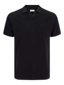 Jack & Jones Yksivärinen Pikeepaita -Black - 12269693