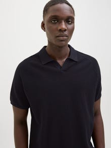 Jack & Jones Yksivärinen Pikeepaita -Black - 12269693
