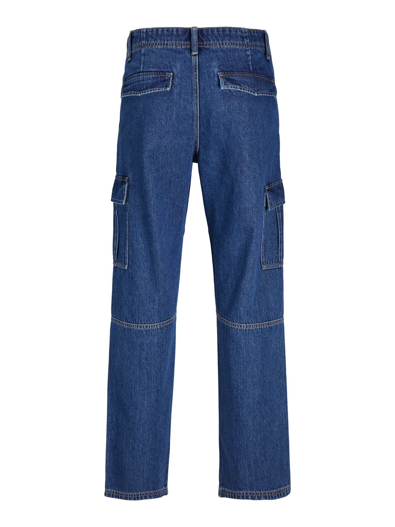 Jack & Jones JJIEDDIE JJWADE MF 924 STYD LN Jeans i loose fit -Blue Denim - 12269717