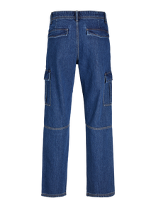 Jack & Jones JJIEDDIE JJWADE MF 924 STYD LN Loose fit jeans -Blue Denim - 12269717