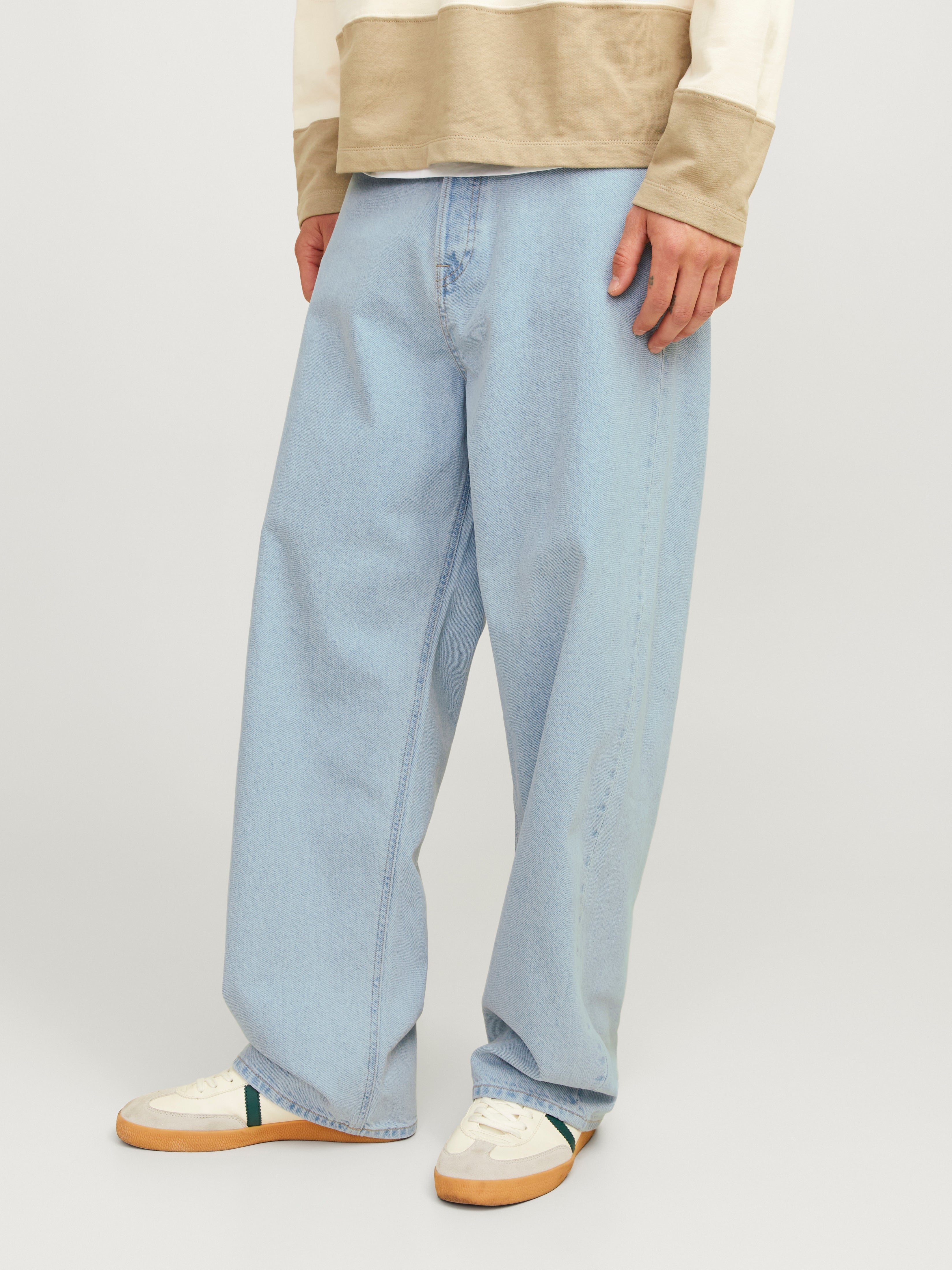 Jack & Jones JJIRON JJORIGINAL SQ 738 Loose fit jeans -Blue Denim - 12269757