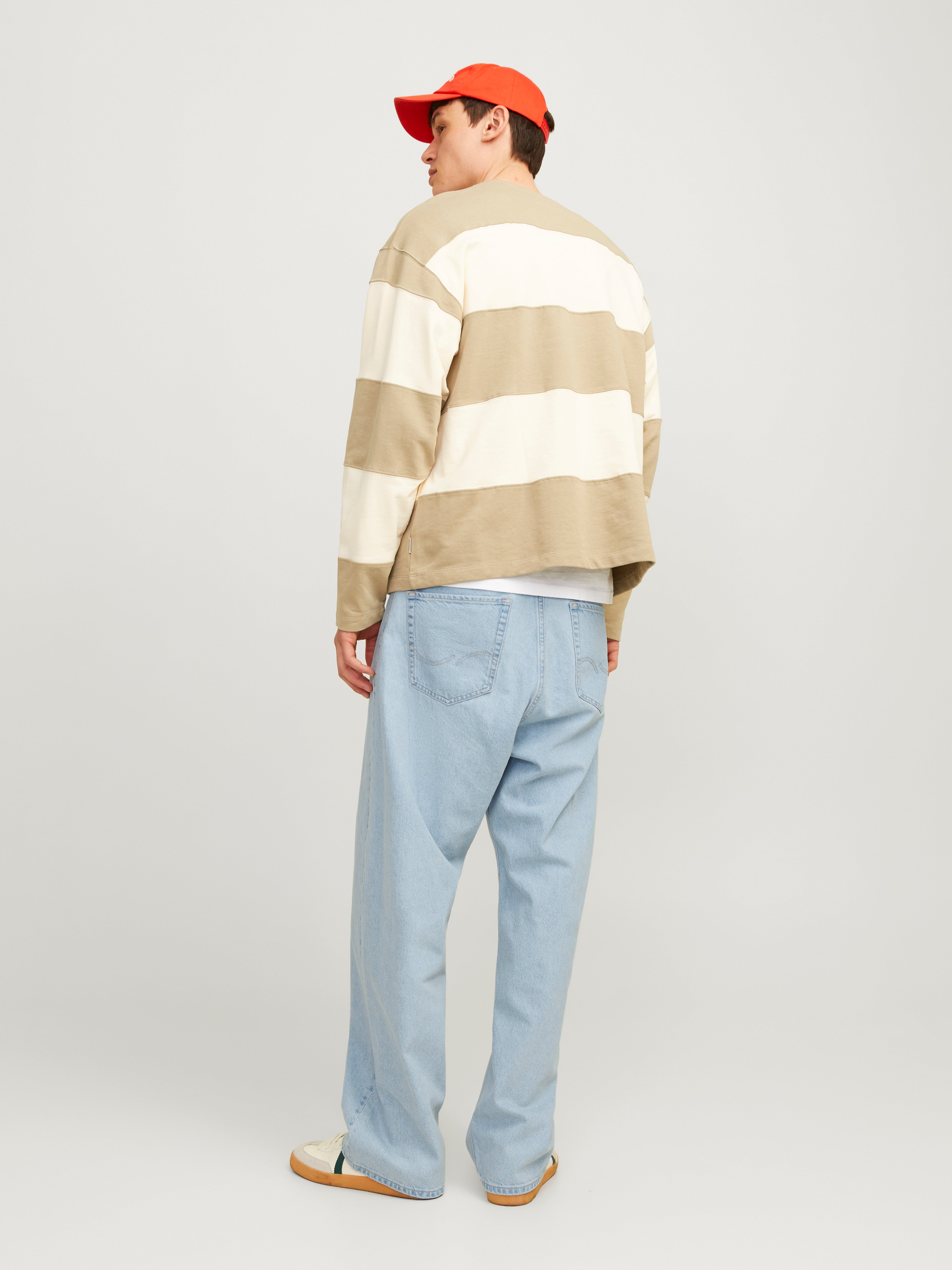 Jack & Jones JJIRON JJORIGINAL SQ 738 Jean à coupe ample -Blue Denim - 12269757