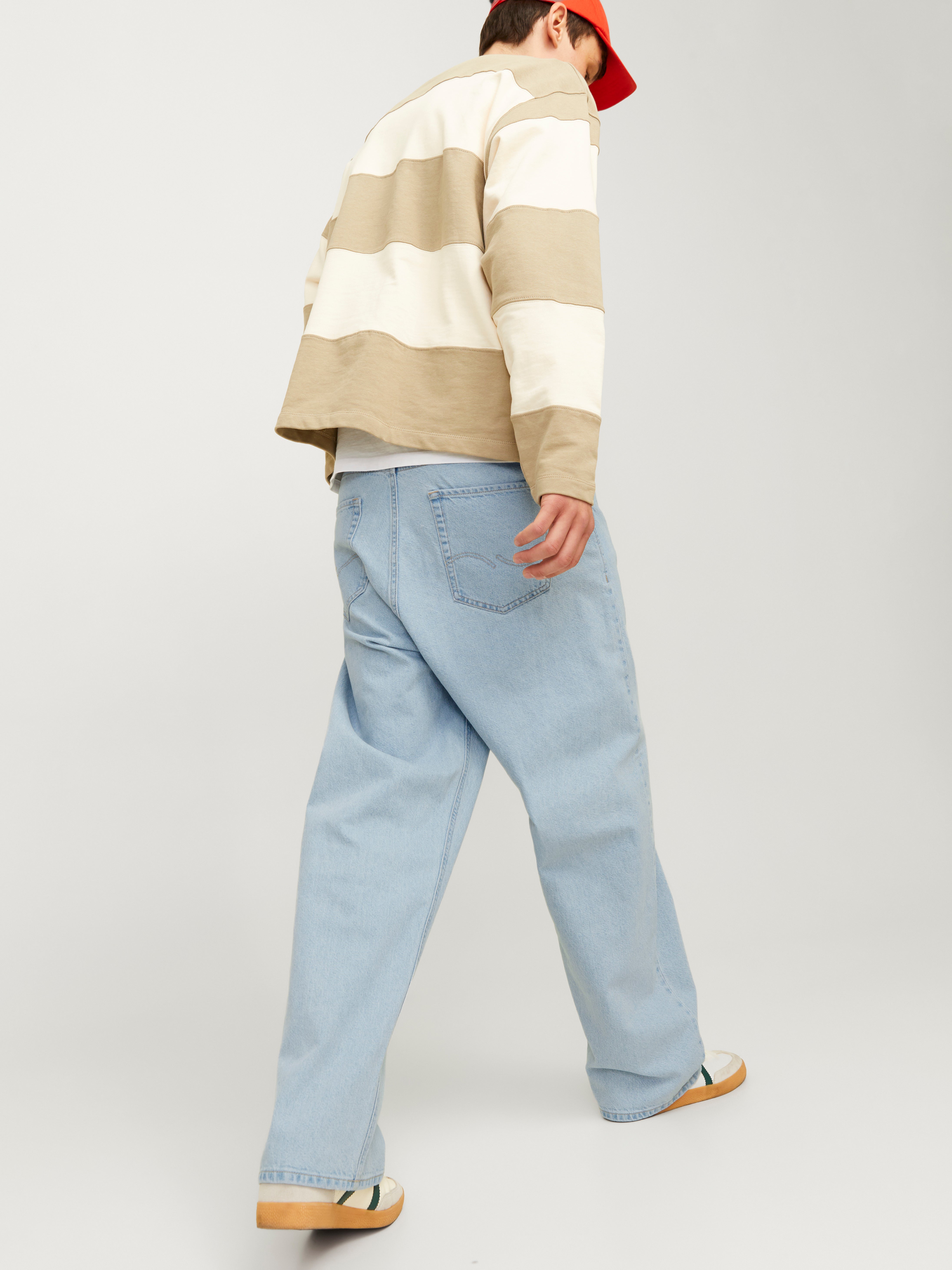 Jack & Jones JJIRON JJORIGINAL SQ 738 Loose fit jeans -Blue Denim - 12269757