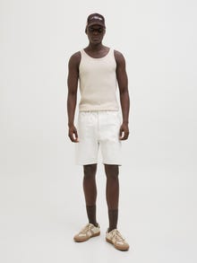 Jack & Jones Laisvas kirpimas Džinsiniai šortai -Ecru - 12269773