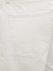 Jack & Jones Laisvas kirpimas Džinsiniai šortai -Ecru - 12269773