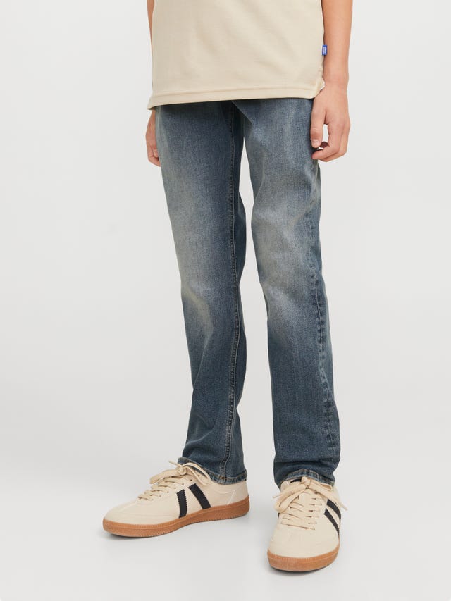 JACK & JONES Junior Jeans Relaxed Fit - Vita Media, 100% Cotone, Per Ragazzi - Foto 3