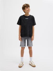Jack & Jones Regular Fit Jeans-Shorts Junior -Grey Denim - 12269799
