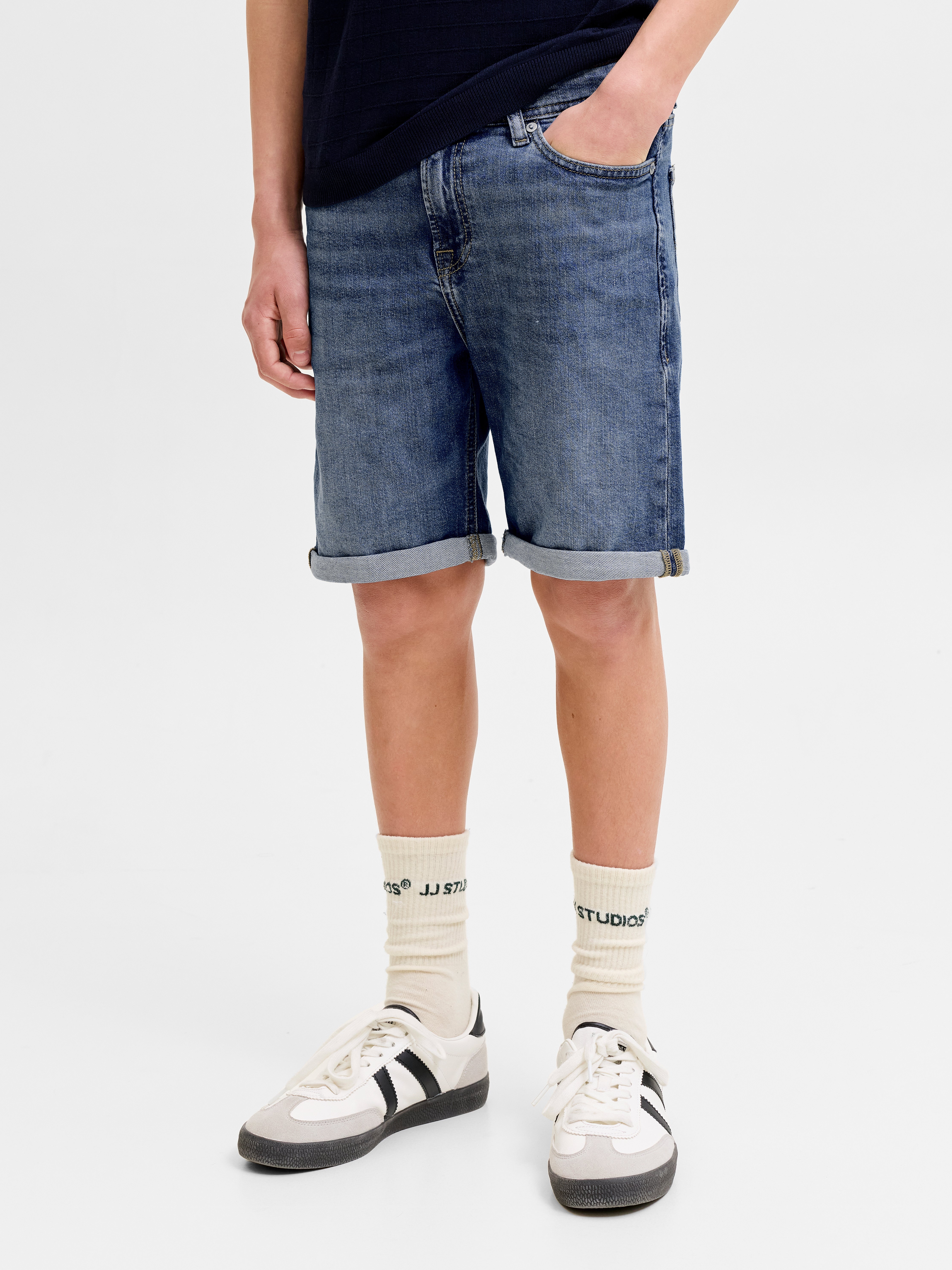 Thumbnail - Regular Fit Jeans-shorts Junior