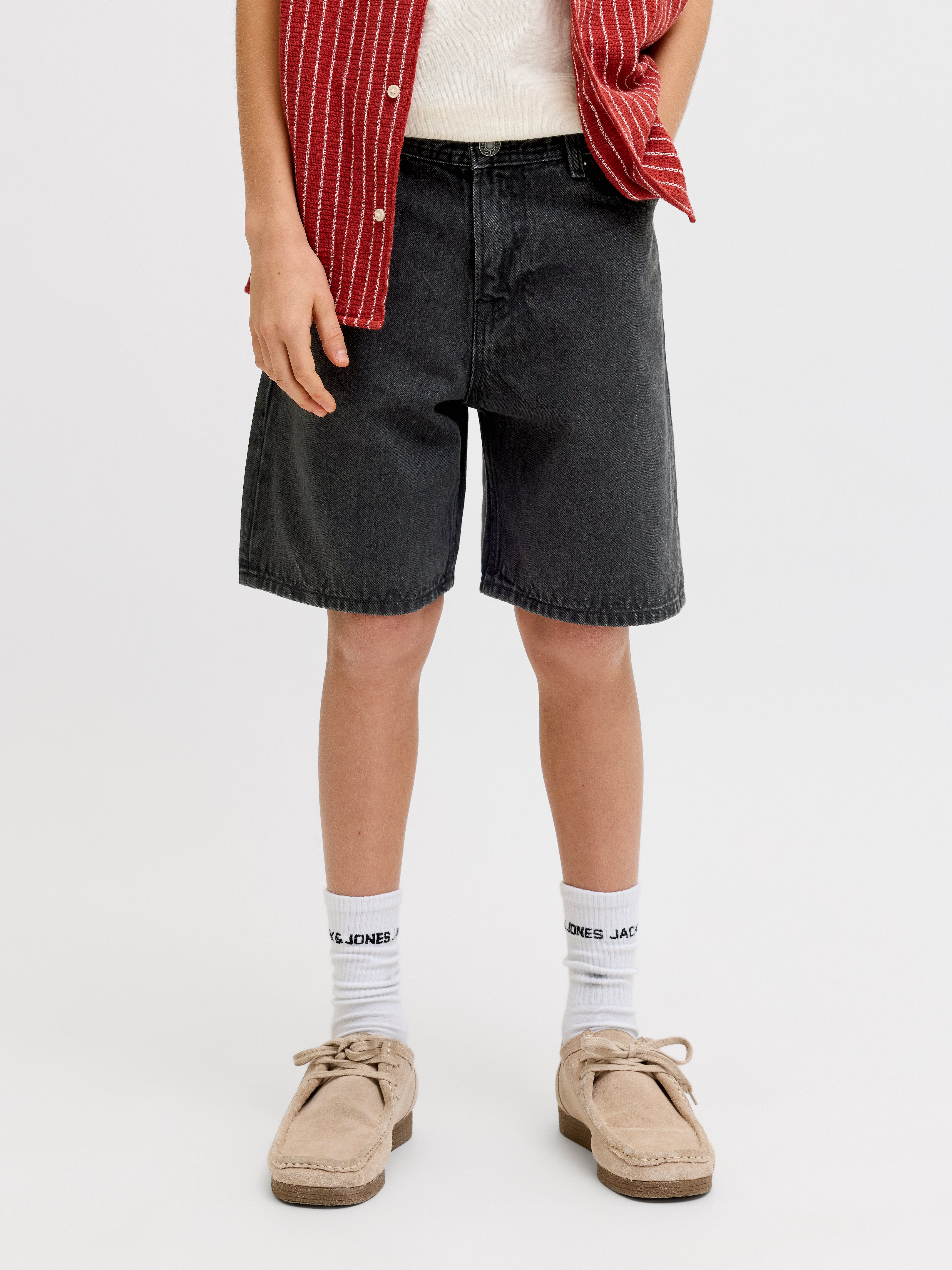 Thumbnail - Loose Fit Jeans-shorts Junior
