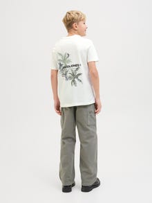 Jack & Jones Back printet T-shirt Junior -Cloud Dancer - 12269831