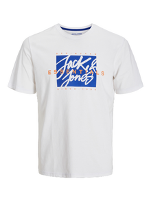 Jack & Jones Logo T-skjorte Junior -White - 12269876
