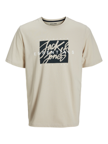 Jack & Jones Z logo T-shirt Junior -Moonbeam - 12269876