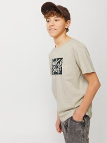 Jack & Jones Z logo T-shirt Junior -Moonbeam - 12269876