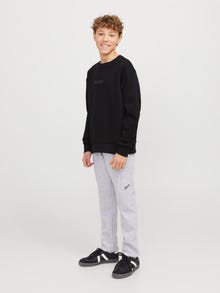 Jack & Jones Loose Fit Crew neck Junior Ribbed cuffs Set in sleeves Sweatshirt -Black - 12269878