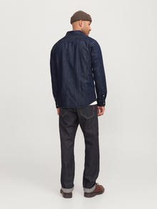 R.D.D. ROYAL DENIM DIVISION Relaxed Fit Denim Shirt -Dark Denim - 12269990