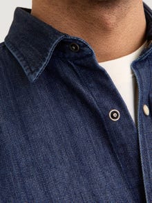 R.D.D. ROYAL DENIM DIVISION Relaxed Fit Denim Shirt -Dark Denim - 12269990