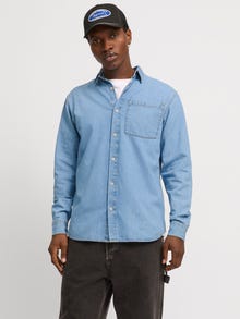 Jack & Jones Comfort Fit Denimskjorte -Blue Denim - 12270005