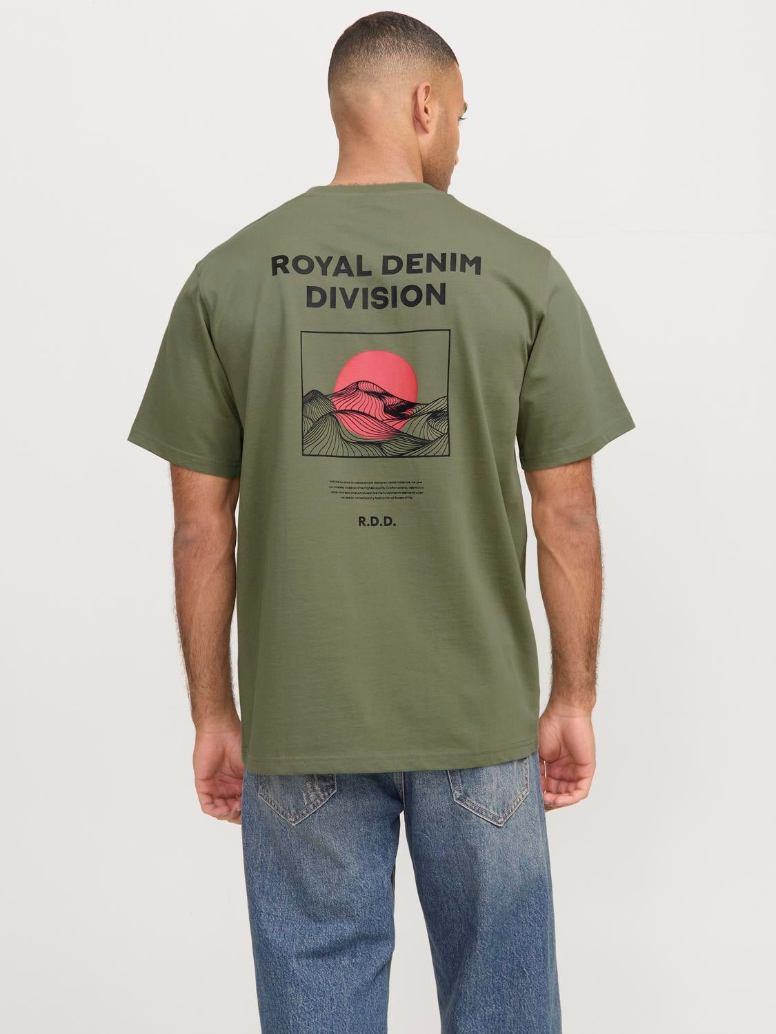 Rdd Rückenprint Rundhals T-shirt