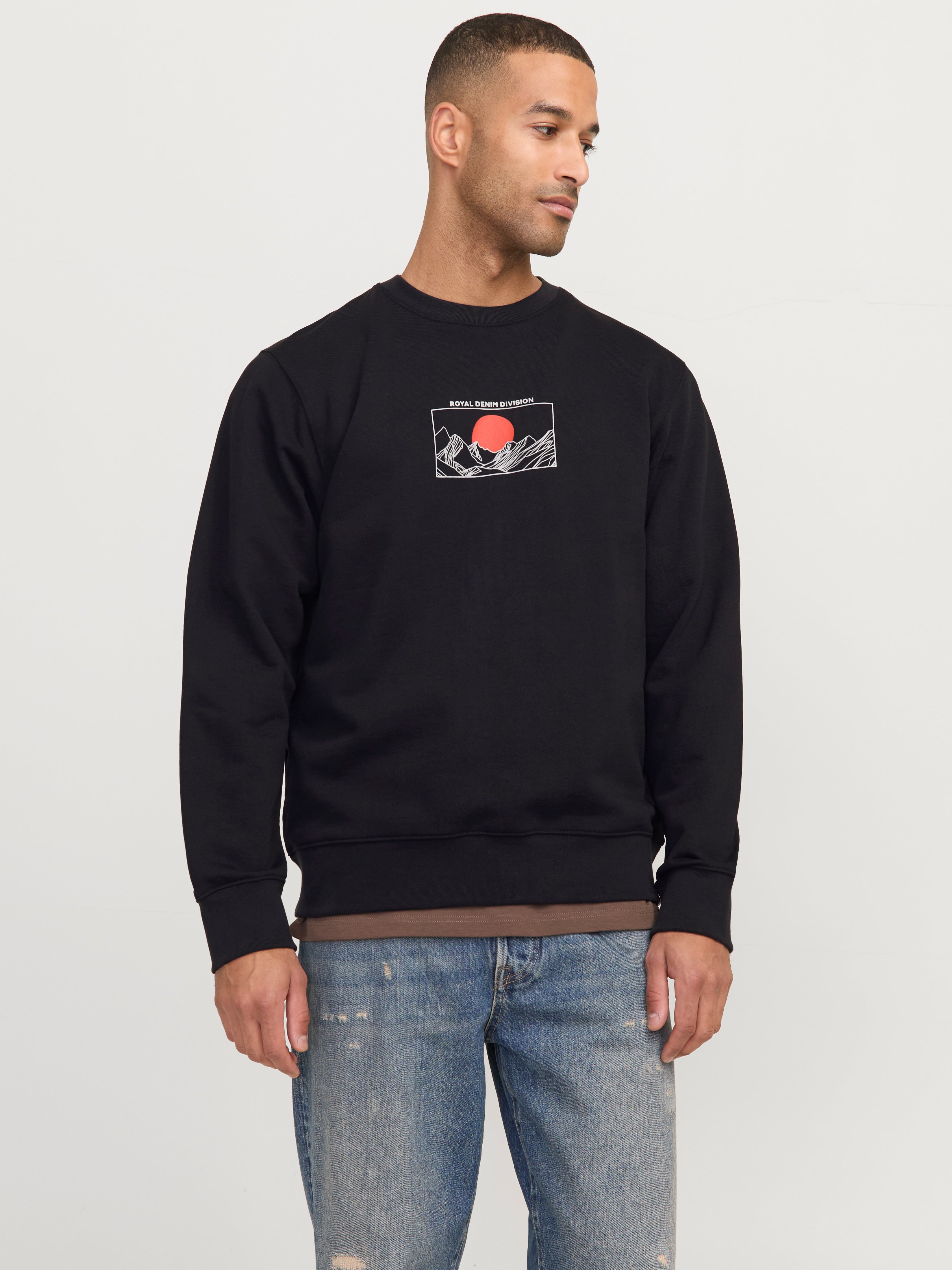 Gedruckt Sweatshirt