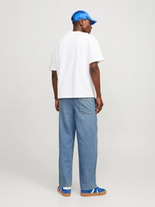 Jack & Jones JJIBILL JJJOGGER MF 371 Laza szabású farmer -Blue Denim - 12270062