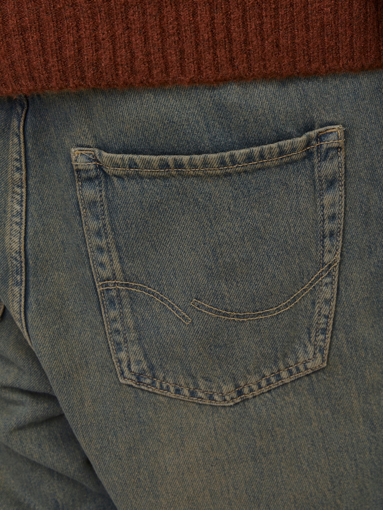 Jack & Jones JJIRON JJORIGINAL MF 825 Loose-fit jeans -Blue Denim - 12270072