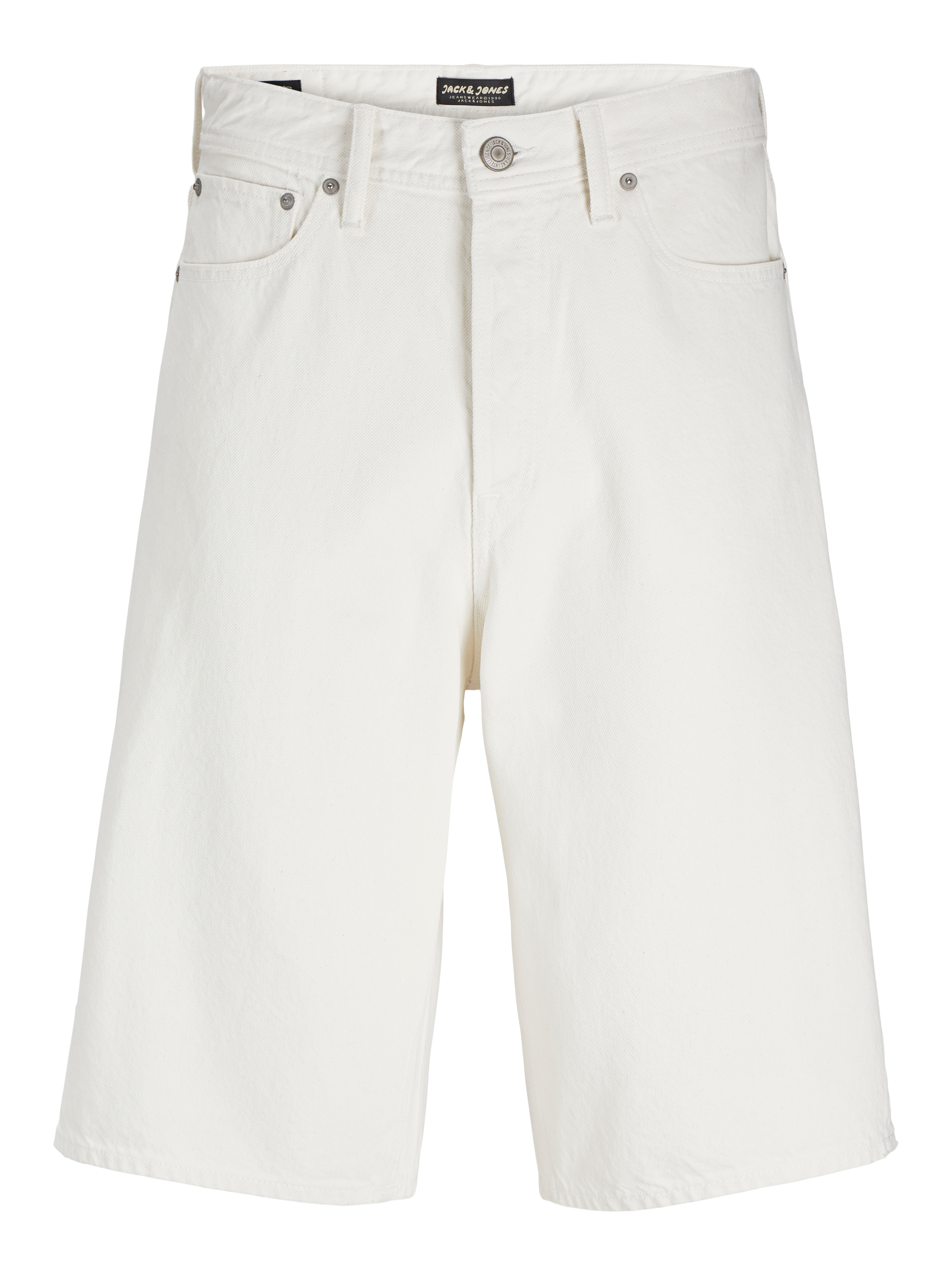 Jack & Jones Baggy fit Farmer rövidnadrág -Ecru - 12270074