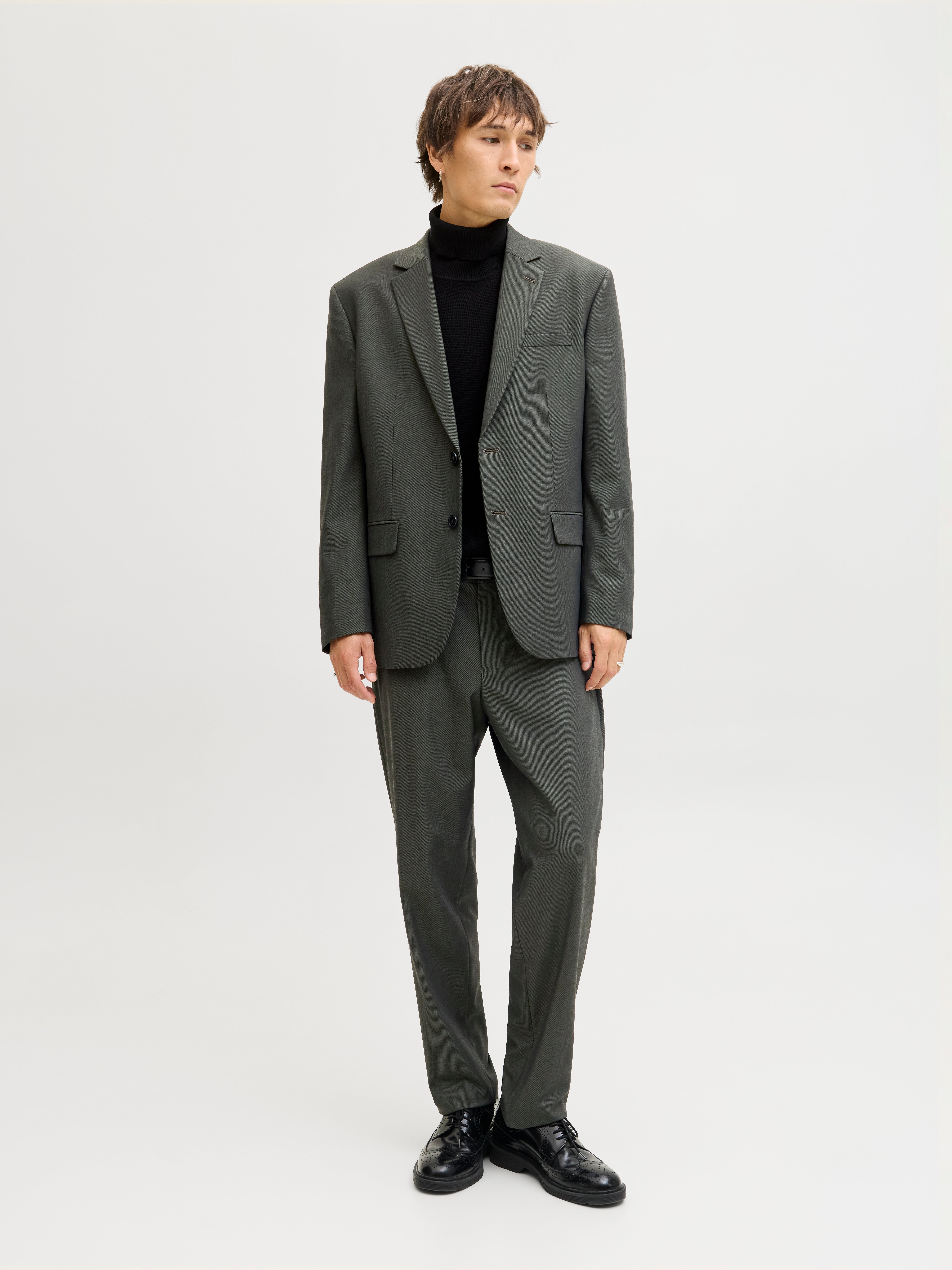 Jack & Jones Premium relaxed fit double breasted suit in cream - BEIGE Jack & Jones Premium relaxed fit double breasted suit in cream - BEIGE