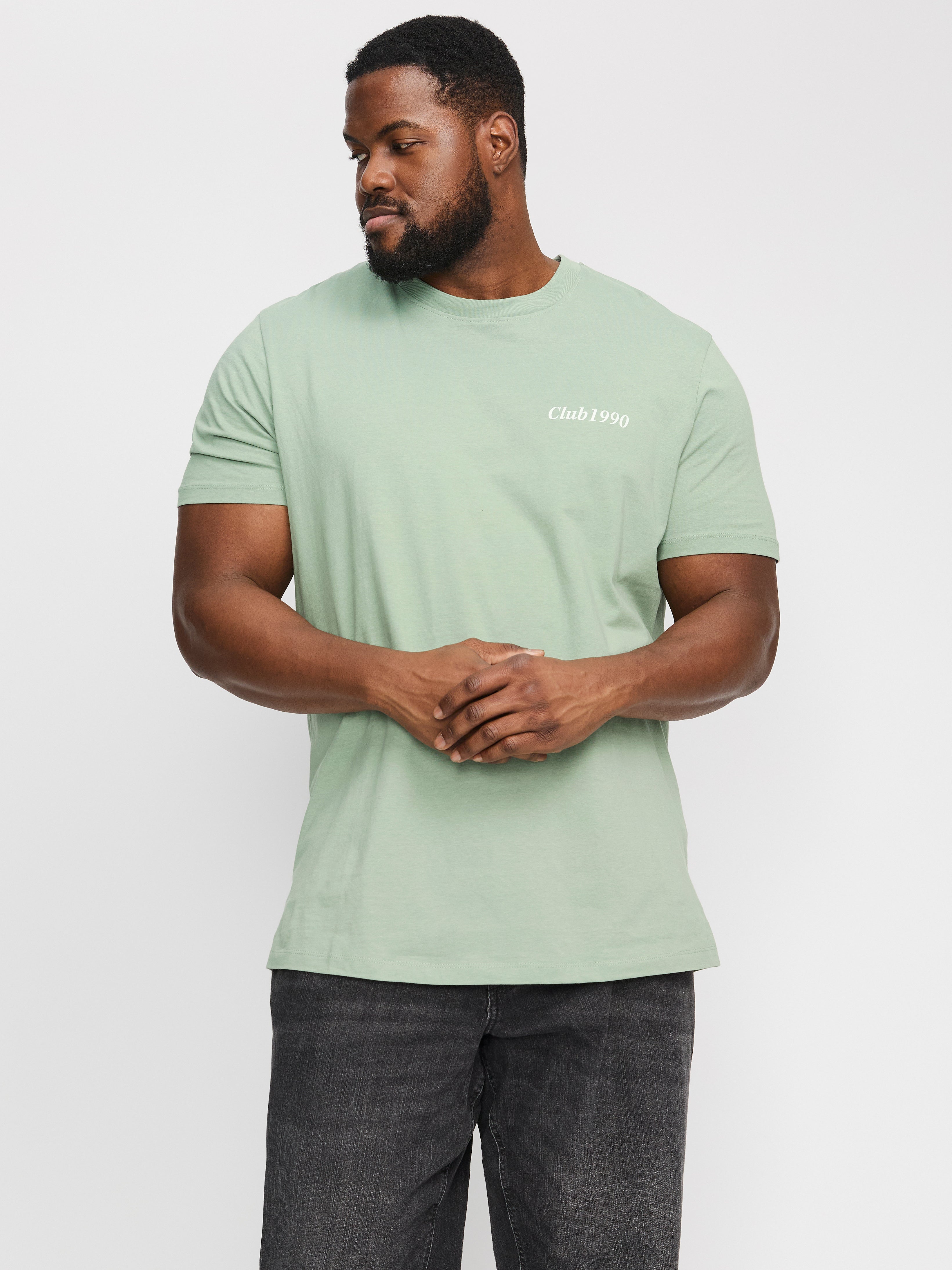 Plus Size Rückenprint T-shirt