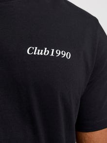 Jack & Jones Plus Size Backprintet T-shirt -Black - 12270104