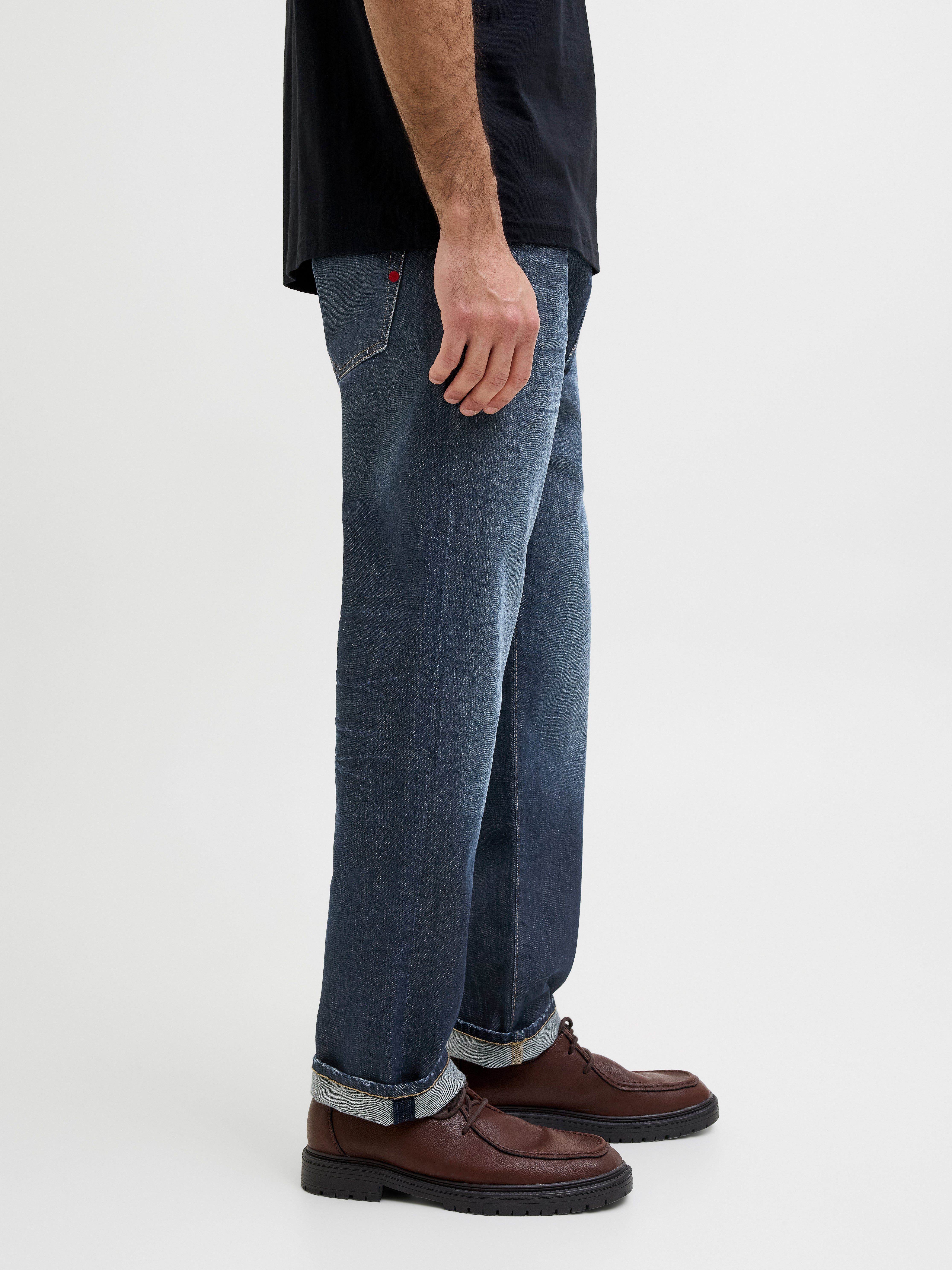 Marina del Rey Andrew Herenjeans, grote maten, regular fit, met elastische tailleband, Black-black (sbs), 32W / 30L Marina del Rey Andrew Herenjeans, grote maten, regular fit, met elastische tailleband, Black-black (sbs), 32W / 30L