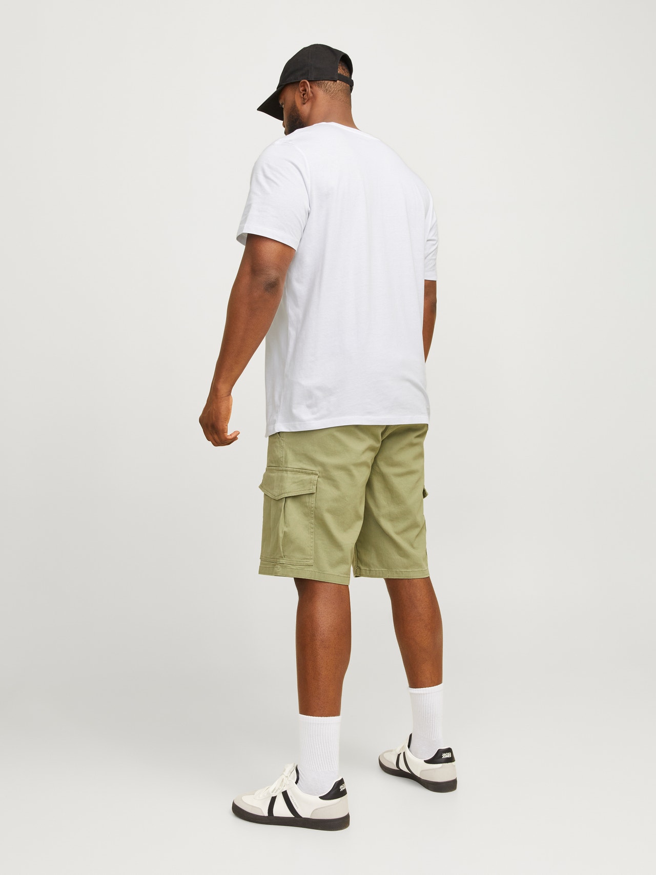 Jack & Jones Plus Size Logo T-shirt -Bright White - 12270142