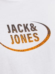 Jack & Jones Plus Size Z logo T-shirt -Bright White - 12270142
