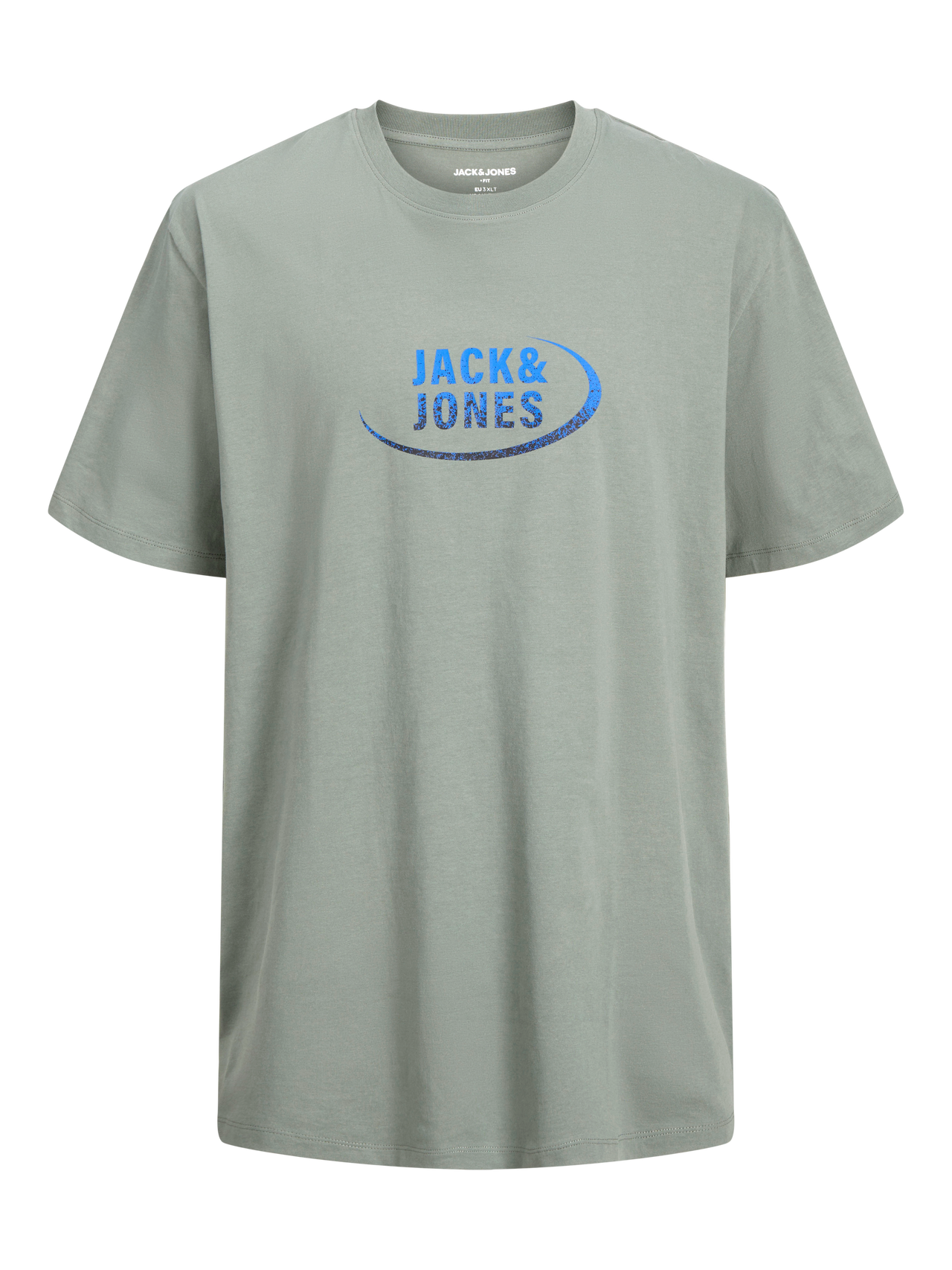 Jack & Jones Plus Size Logo T-shirt -Agave Green - 12270142