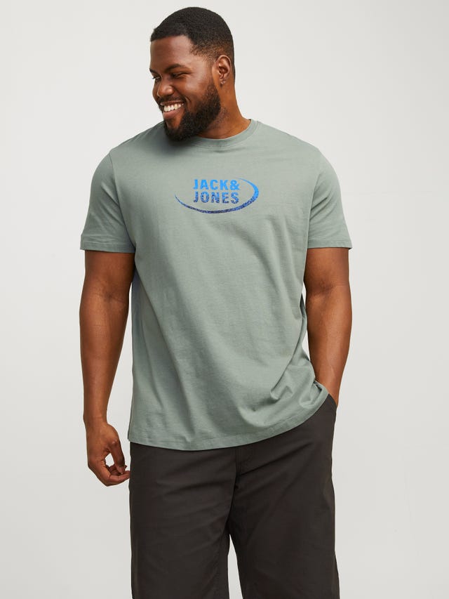 Jack & Jones Plus Size Logotipas Marškinėliai - 12270142