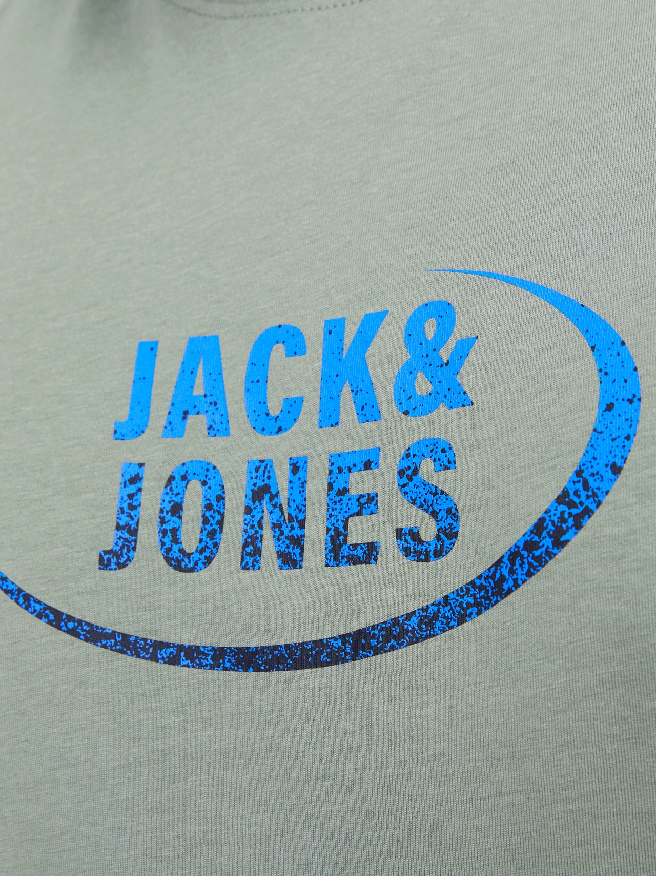 Jack & Jones Plus Size Logotyp T-shirt -Agave Green - 12270142