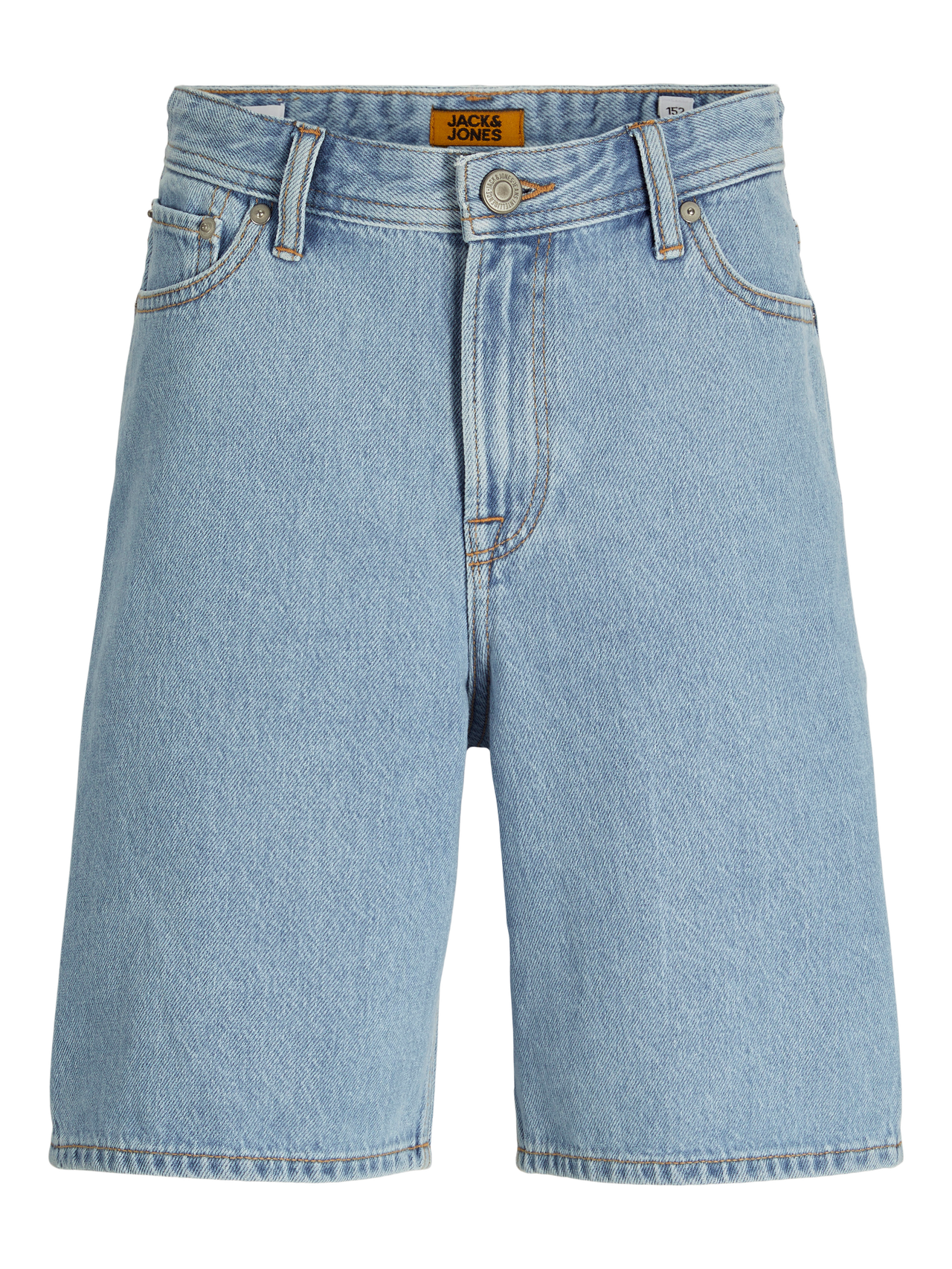 Jack & Jones Baggy fit Avslappende Shorts For gutter -Blue Denim - 12270144