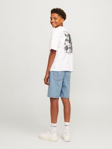 Jack & Jones Baggy fit Atsitiktiniai šortai For boys -Blue Denim - 12270144