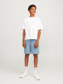 Jack & Jones Χαλαρή εφαρμογή Junior Πεντάτσεπο σορτς -Blue Denim - 12270144