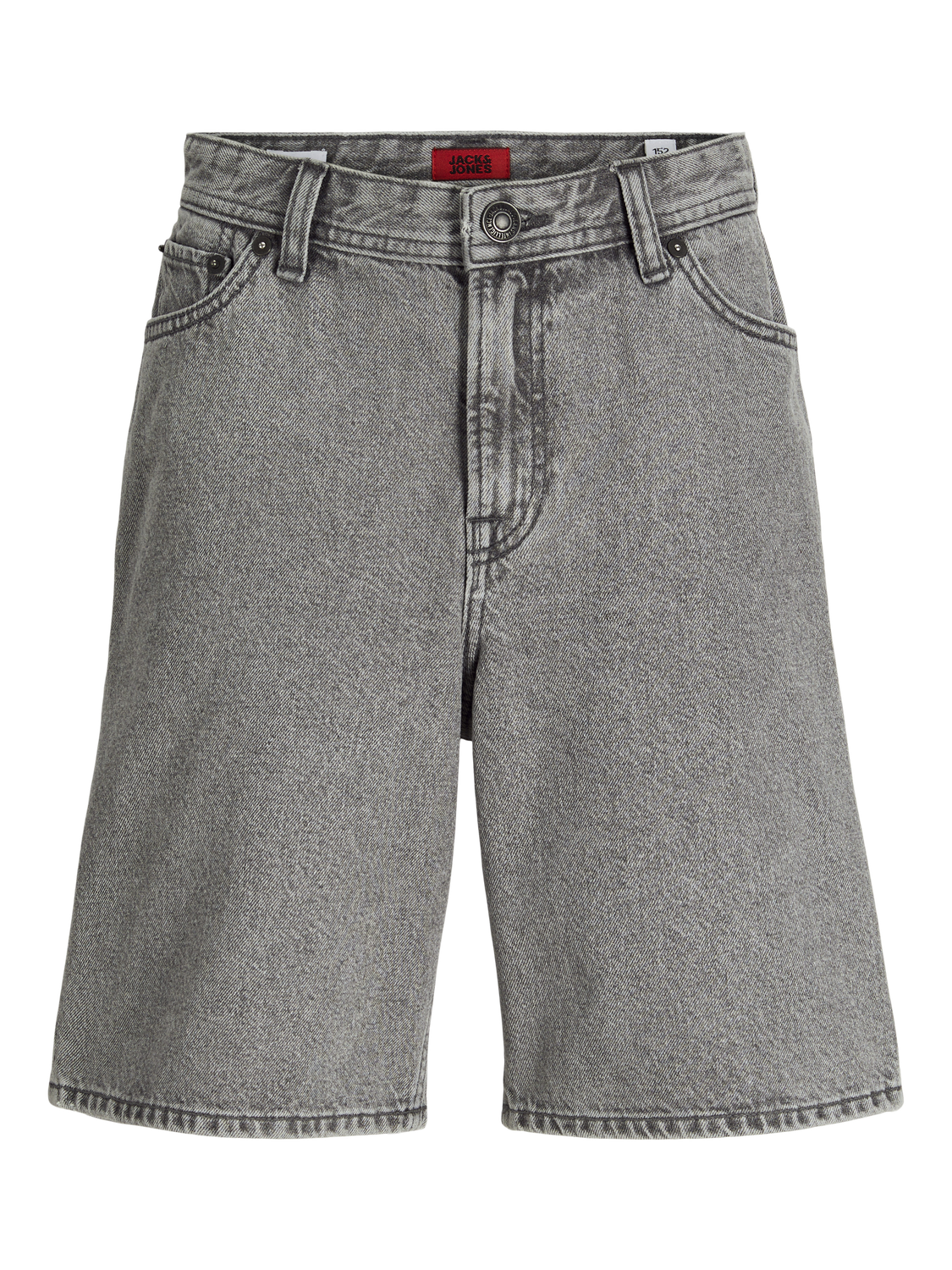 Jack & Jones Baggy fit Avslappende Shorts For gutter -Grey Denim - 12270147