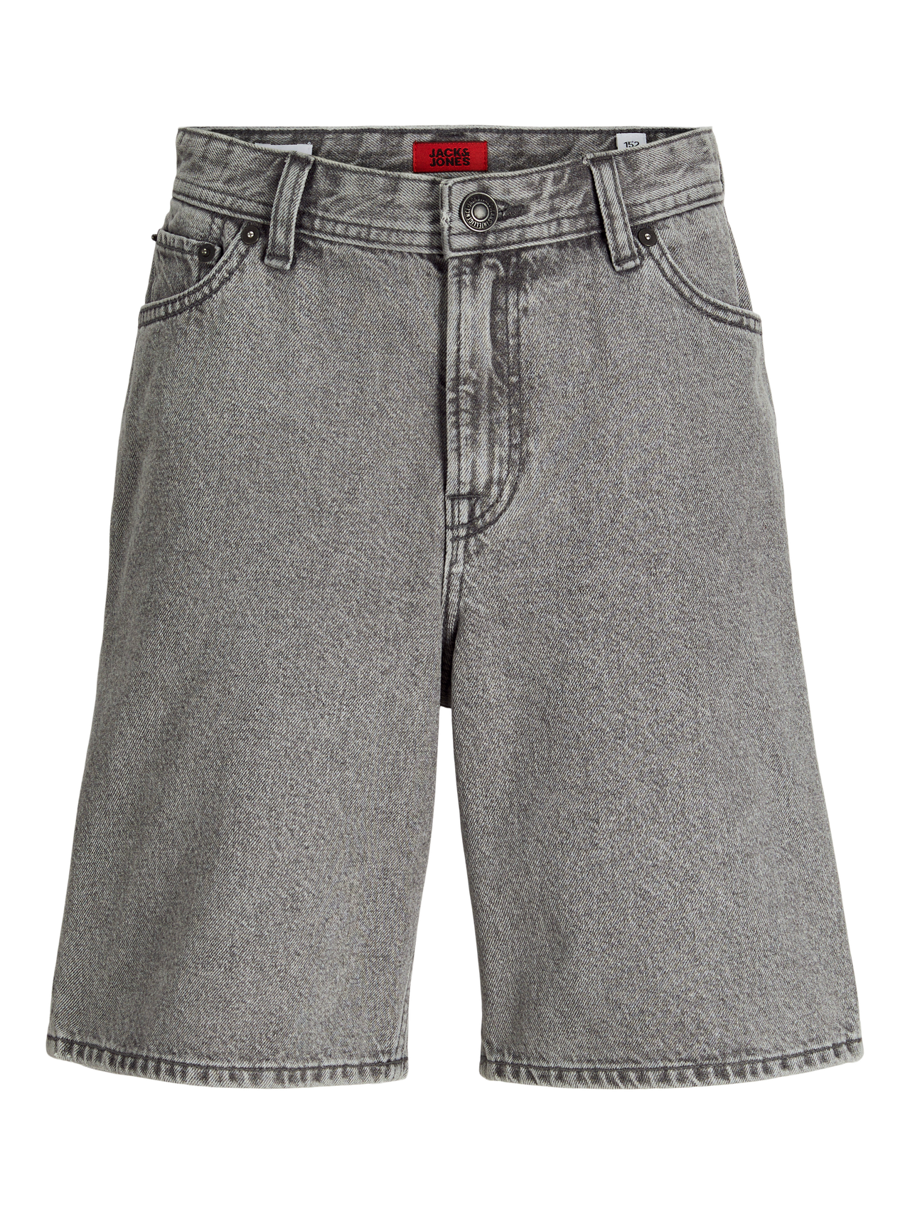 Jack & Jones Baggy fit Shorts décontractés Pour les garçons -Grey Denim - 12270147