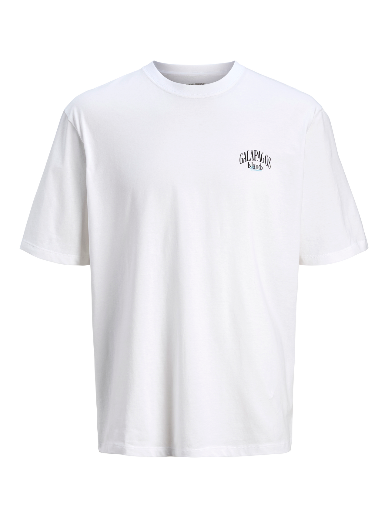 Jack & Jones Plus Size Camiseta Logotipo -Bright White - 12270151
