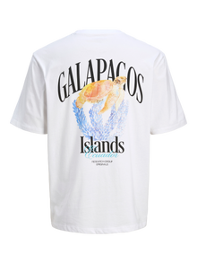 Jack & Jones Plus Logo T-särk -Bright White - 12270151