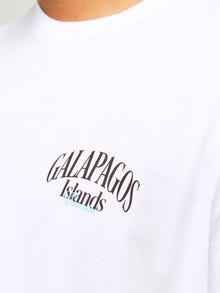 Jack & Jones Plus Size Logotipas Marškinėliai -Bright White - 12270151