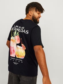 Jack & Jones Plus Size Logo T-shirt -Black - 12270151